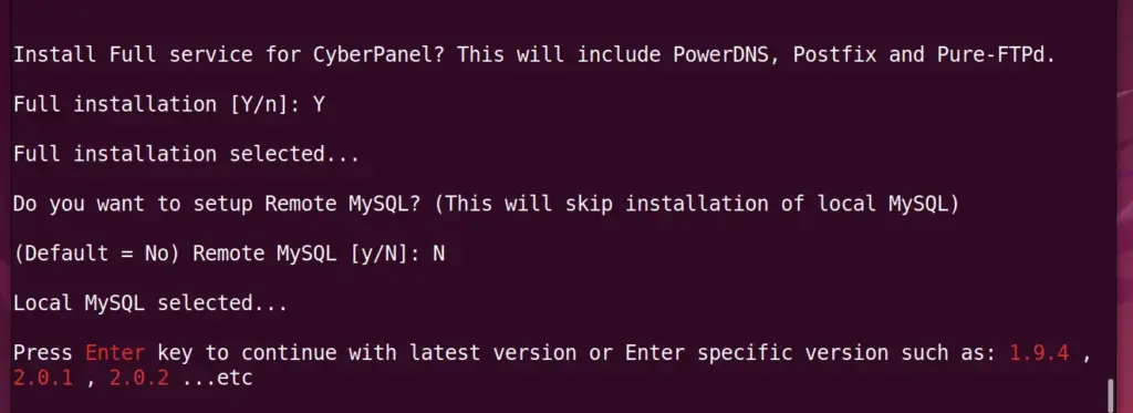 PHP extension setup cyberpanel 1