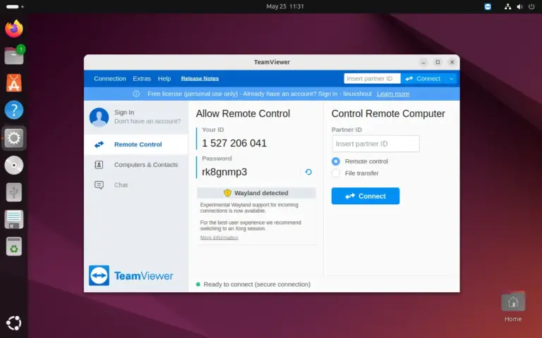 Installing TeamViewer on Ubuntu 24.04 LTS